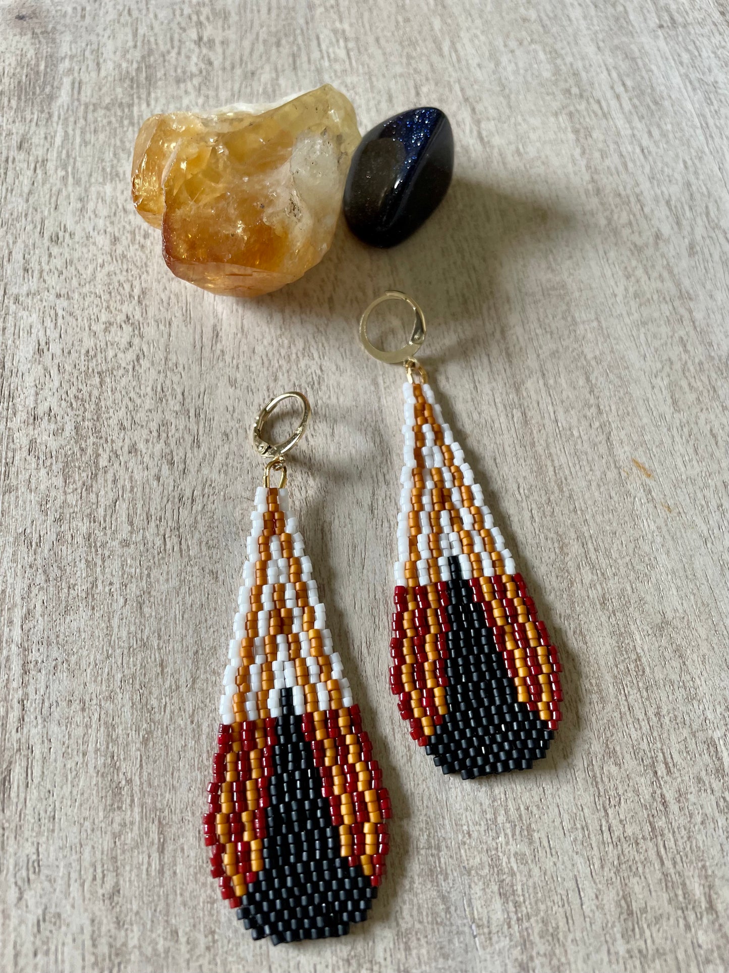 Grounded Beaded Earring Pattern - Digital Download