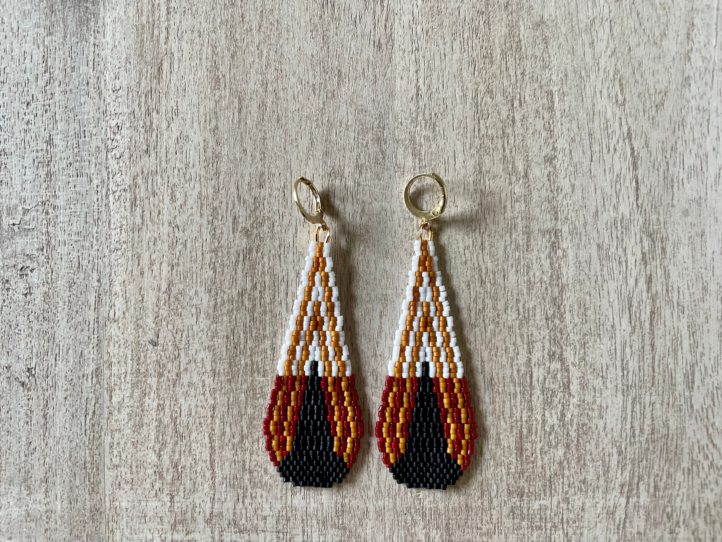 Grounded Beaded Earring Pattern - Digital Download