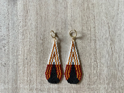 Grounded Beaded Earring Pattern - Digital Download