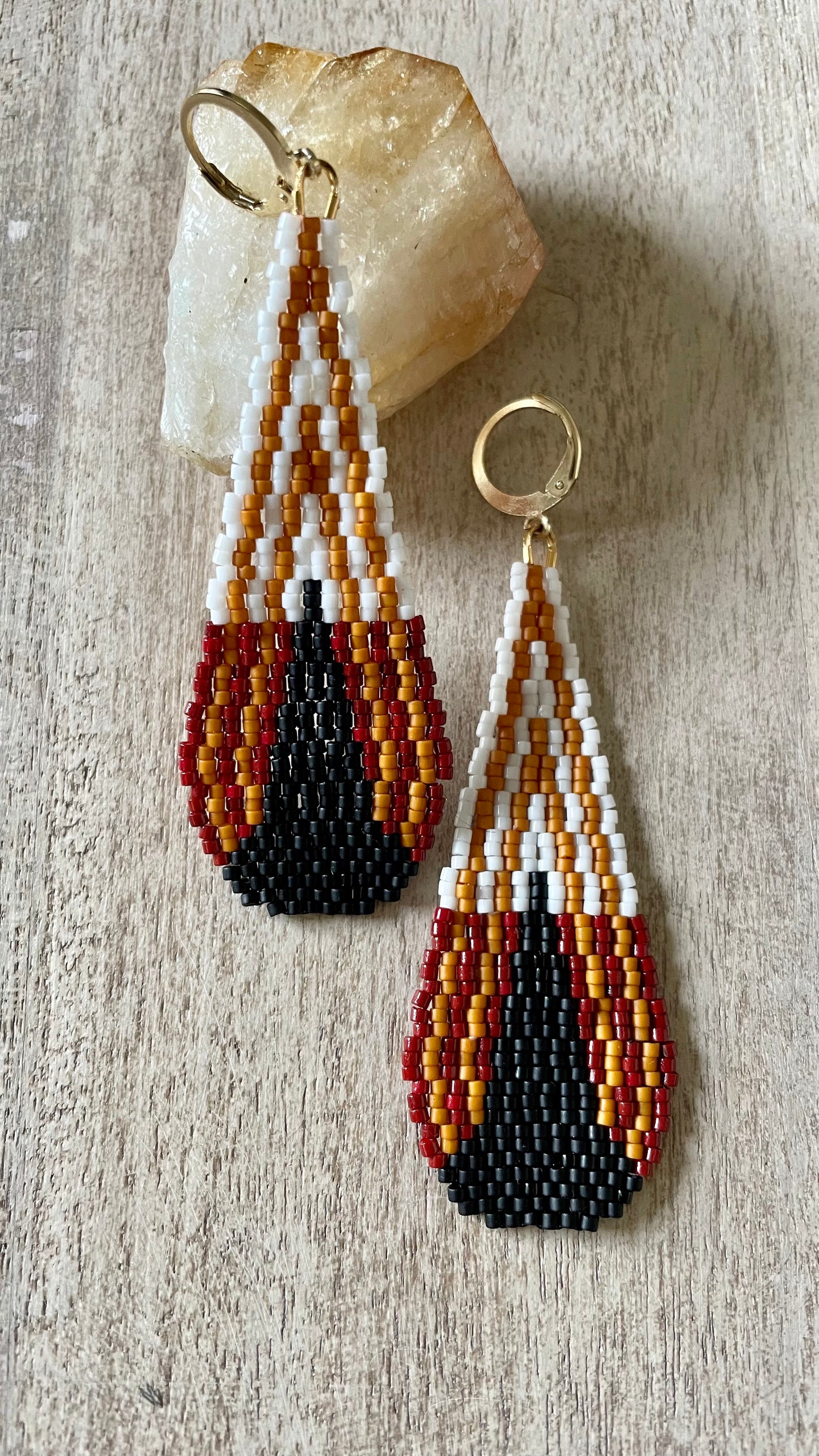 Grounded Beaded Earring Pattern - Digital Download