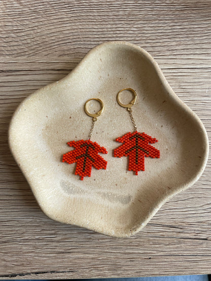 Maple and Oak Charm Beading Patterns AND Tutorial Video