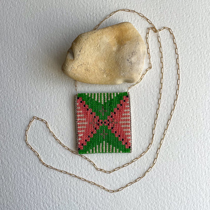 Vernal Equinox - Amulet Pouch Beading Pattern
