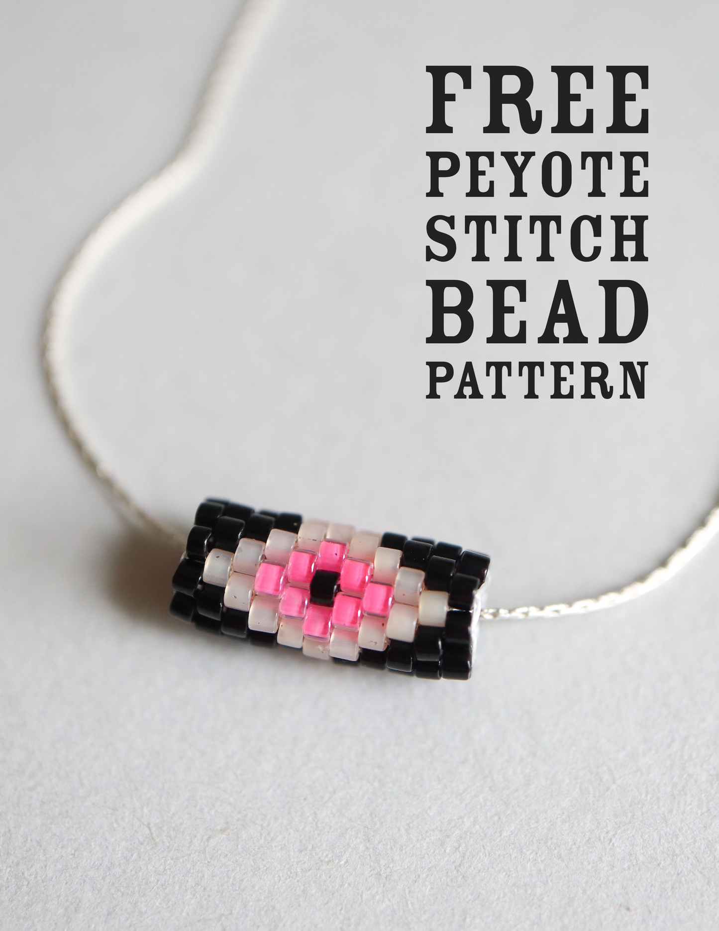 Peyote Stitch Bead Pattern - FREE instant download