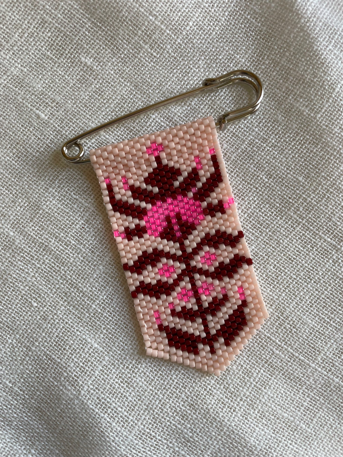 Thistle Lore Stitch Charm Pin Beading Pattern | PDF