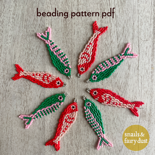 One Fish, Two Fish - Two Beaded Earring Patterns