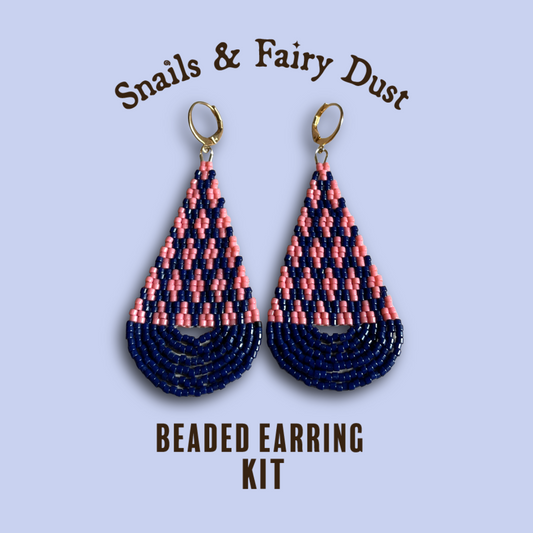 Blueberry Hill Beaded Earring Kit PREORDER
