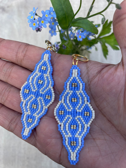 Andros Beaded Earring Pattern - Digital Download