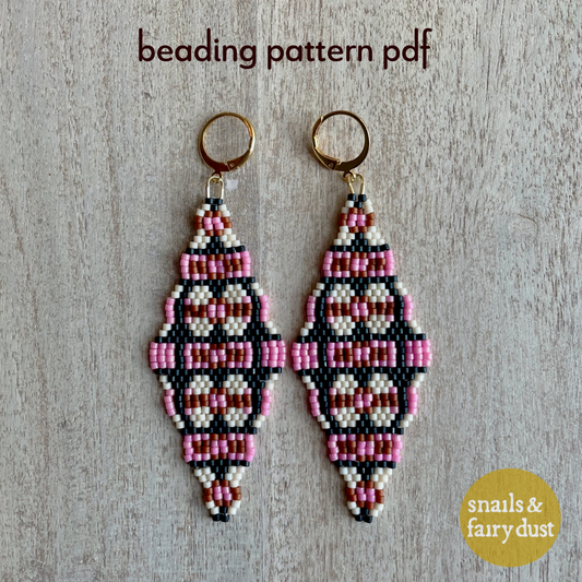 Clavel Beaded Earring PATTERN