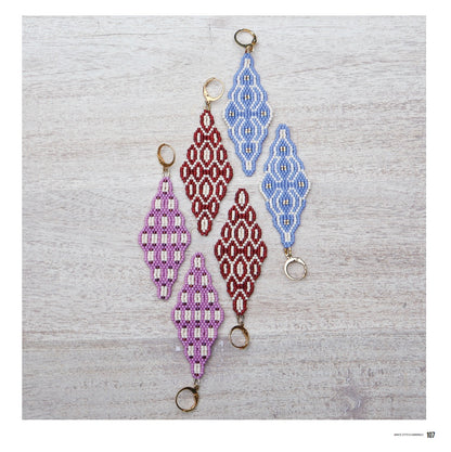 Learn To Make Brick Stitch Earrings: Step-By-Step Beading Tutorials Plus 20 Original Patterns | Ebook, Instant Download PDF