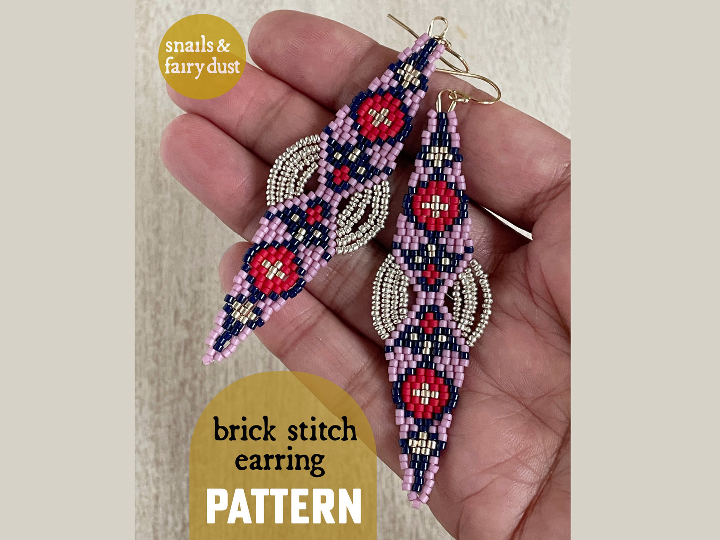 Deva - Instant Download PDF Beaded Earring Pattern