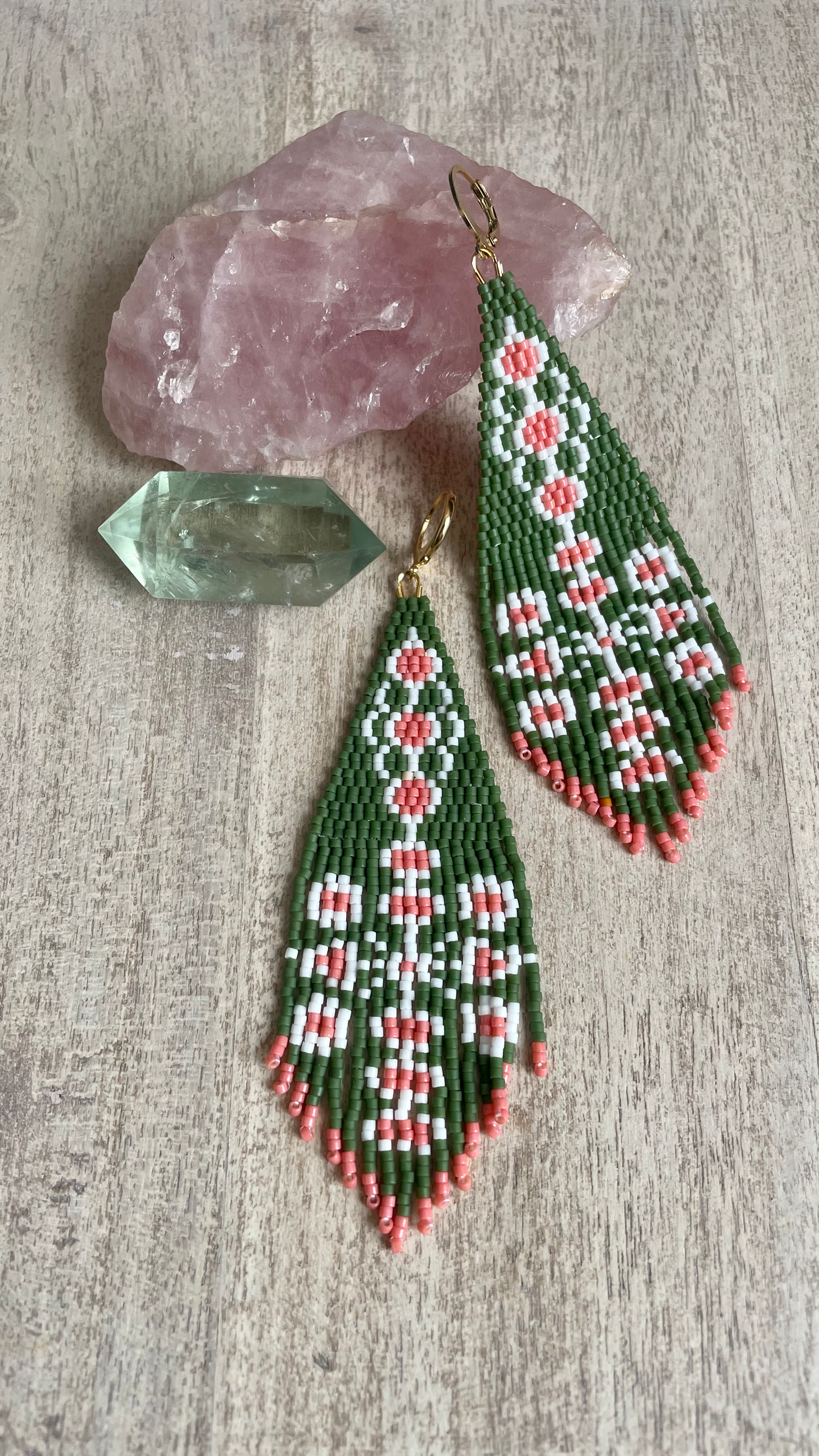 Anne's Lace Fringe Earring Pattern - Instant Download PDF