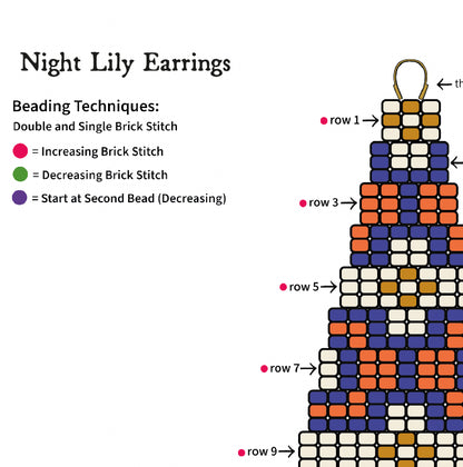 Learn To Make Brick Stitch Earrings: Step-By-Step Beading Tutorials Plus 20 Original Patterns | Ebook, Instant Download PDF