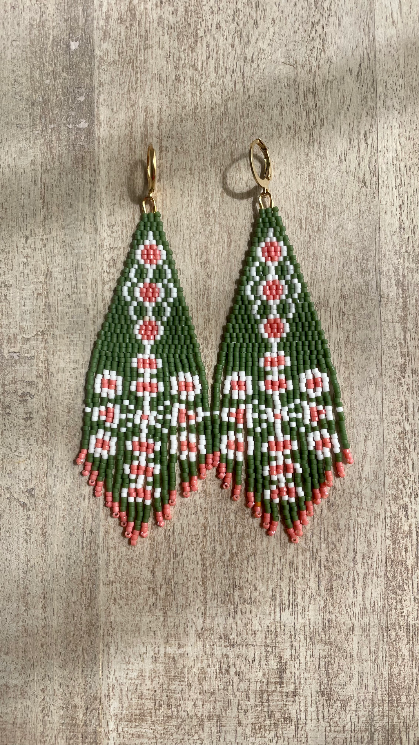 Anne's Lace Fringe Earring Pattern - Instant Download PDF