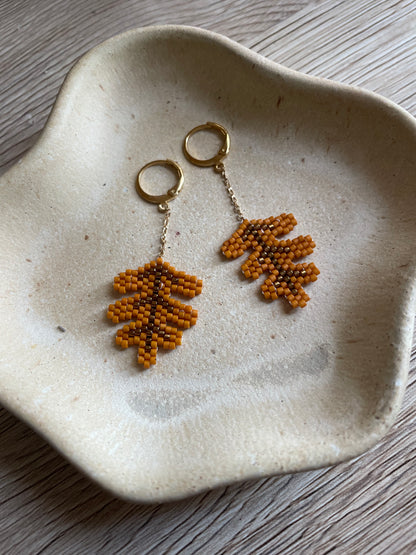 Maple and Oak Charm Beading Patterns AND Tutorial Video