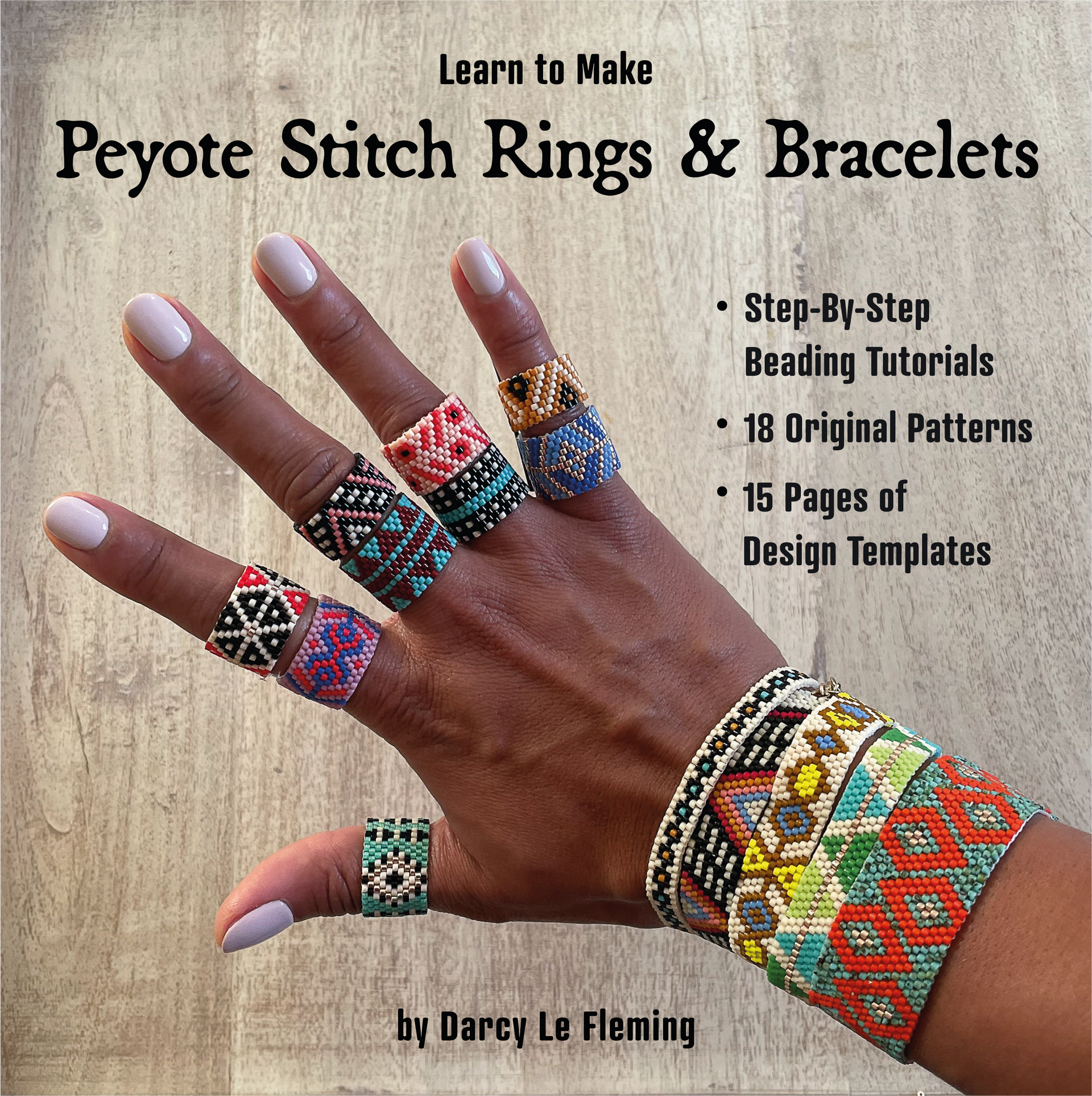 Learn To Make Peyote Stitch Rings and Bracelets : Step-By-Step