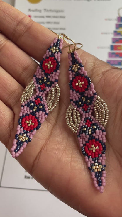 Deva - Instant Download PDF Beaded Earring Pattern