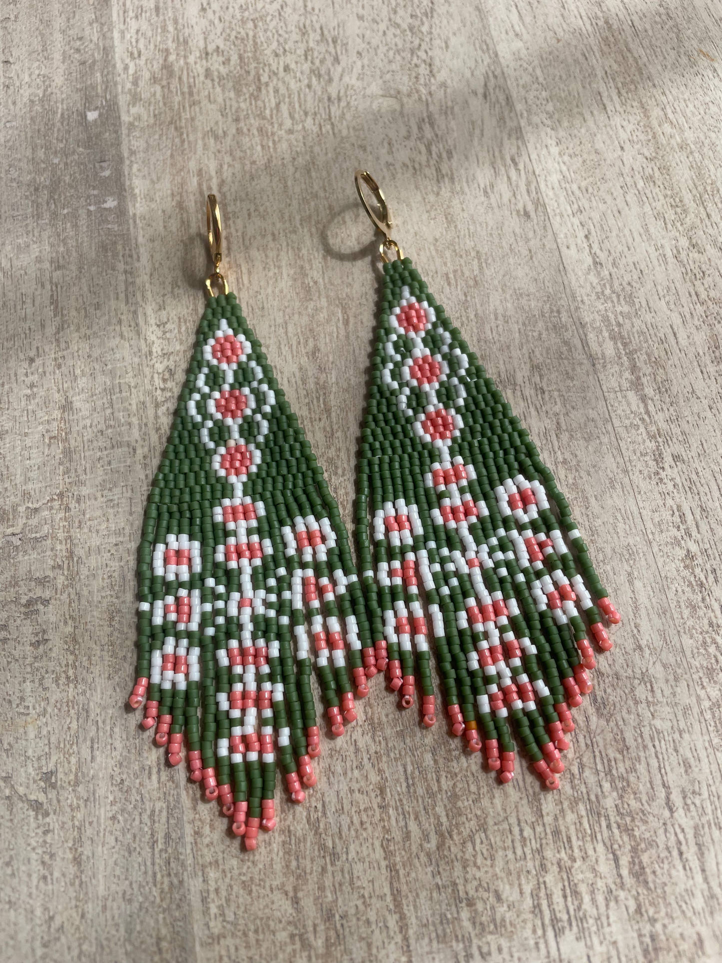 Anne's Lace Fringe Earring Pattern - Instant Download PDF