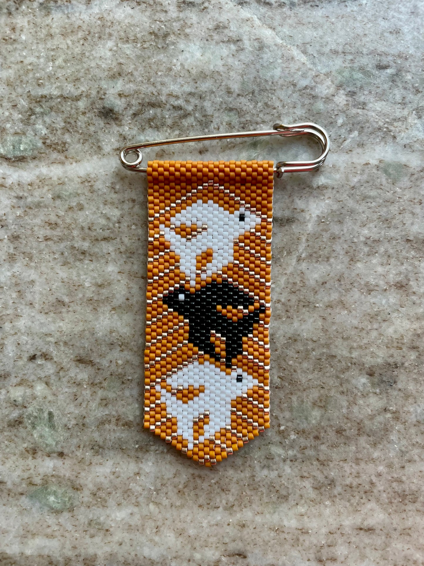 Three Little Birds Peyote Stitch Charm Pin Beading Pattern | PDF