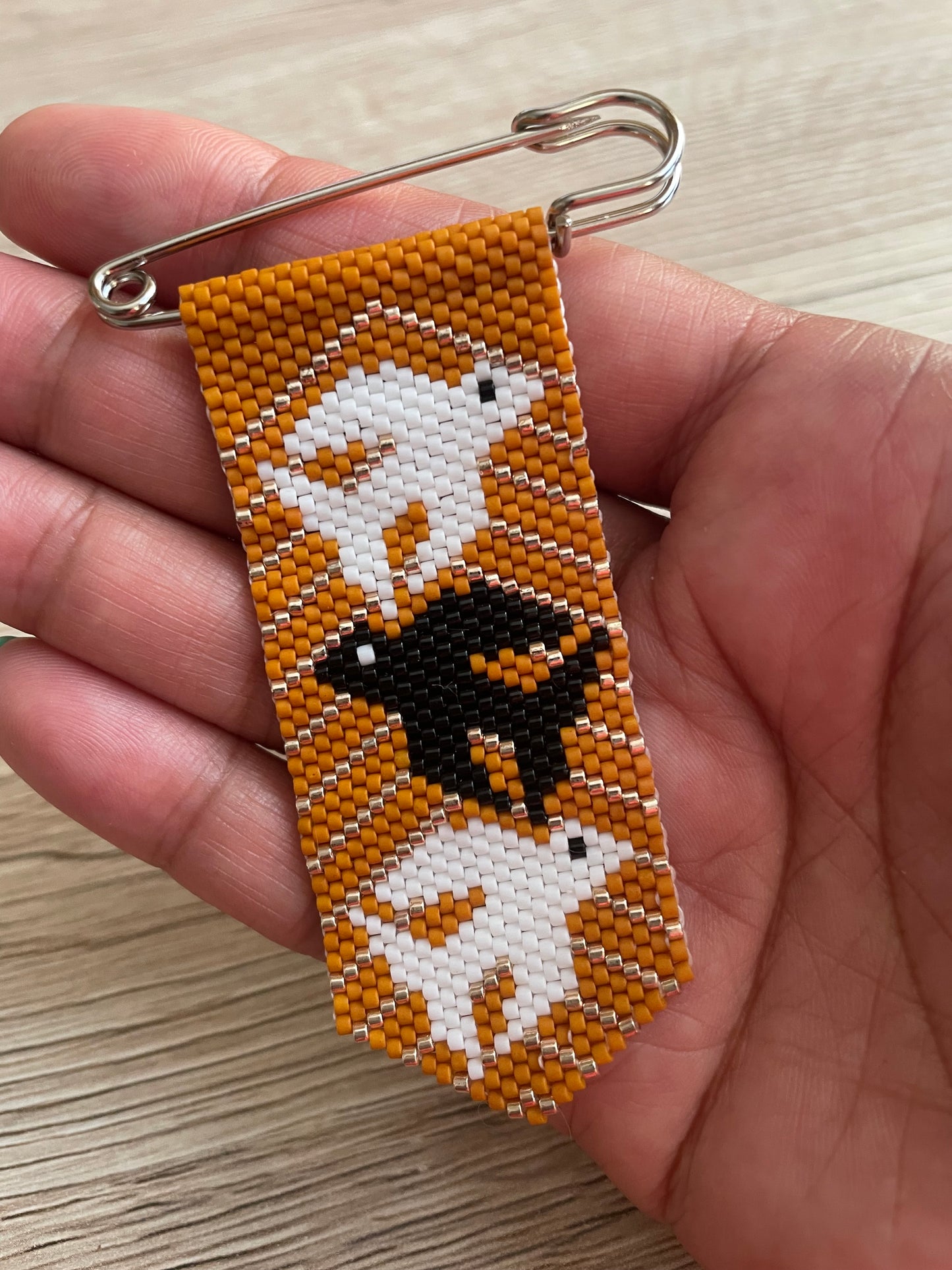 Three Little Birds Peyote Stitch Charm Pin Beading Pattern | PDF