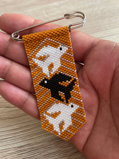 Three Little Birds Peyote Stitch Charm Pin Beading Pattern | PDF